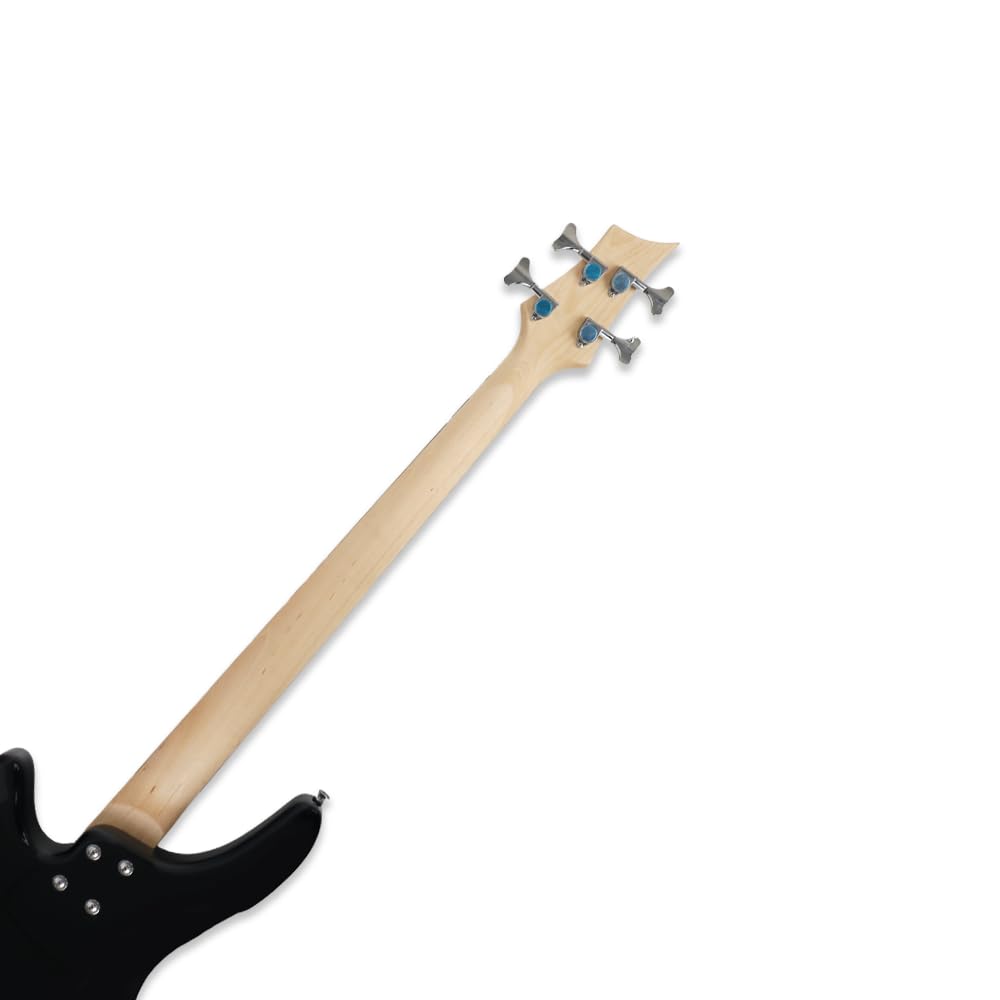 Black Full Size 24 Fret 4 String PJ Electric Bass Guitar R209