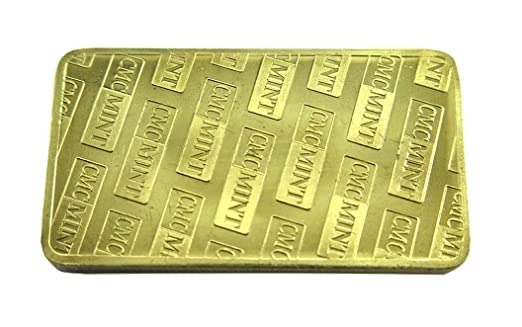 1 oz .999 Fine Brass Bullion Bar Ingot S44216
