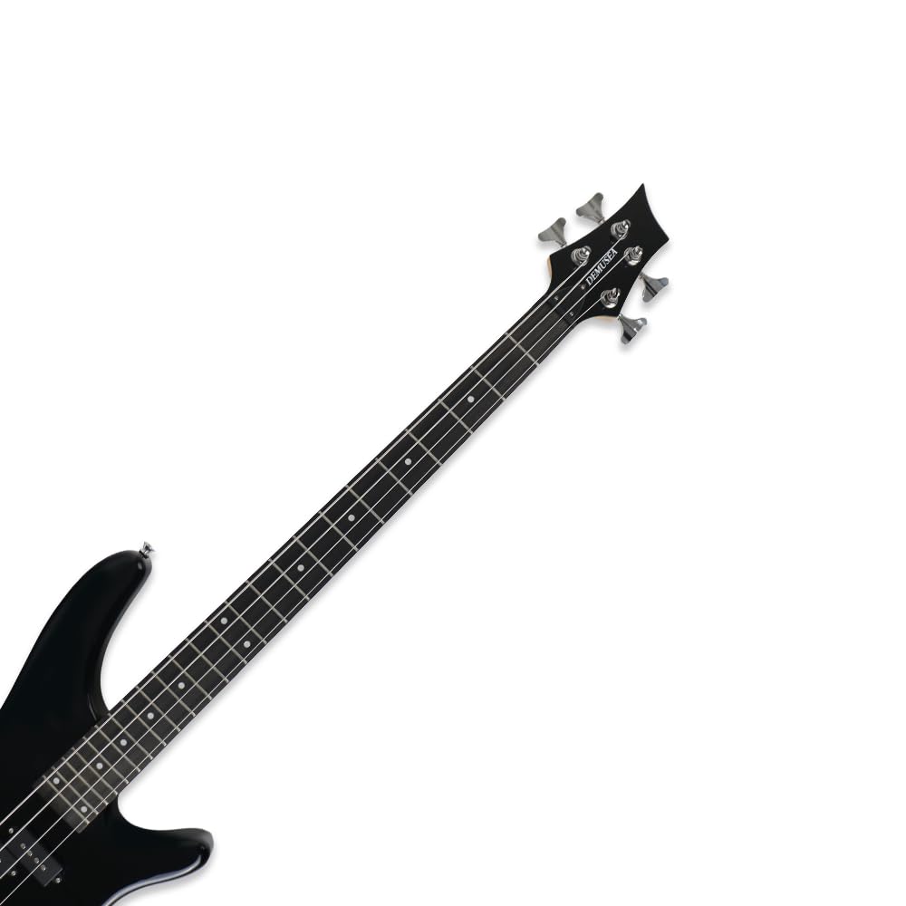 Black Full Size 24 Fret 4 String PJ Electric Bass Guitar R209