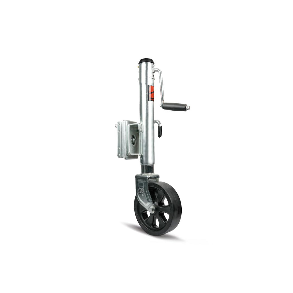 Boat Jack with Wheel, Swivel Mount, 8" Poly Wheel, 1500lb Capacity L70278