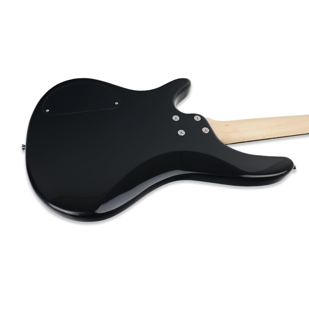 Black Full Size 24 Fret 4 String PJ Electric Bass Guitar R209