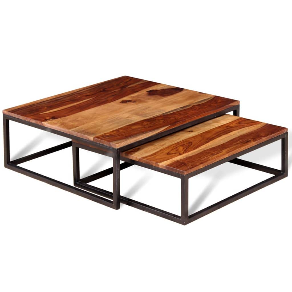 Solid Sheesham Wood Table Set Z393182