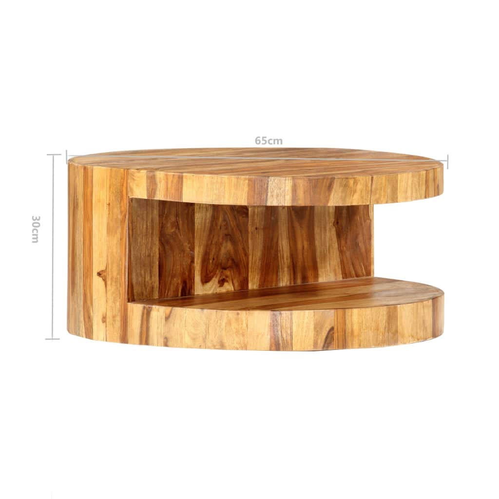 Solid Sheesham Wood Coffee Table S445