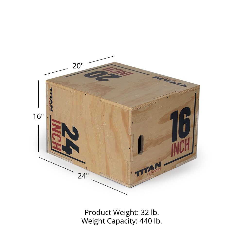 3-in-1 Wood Plyo Jump Box B271707