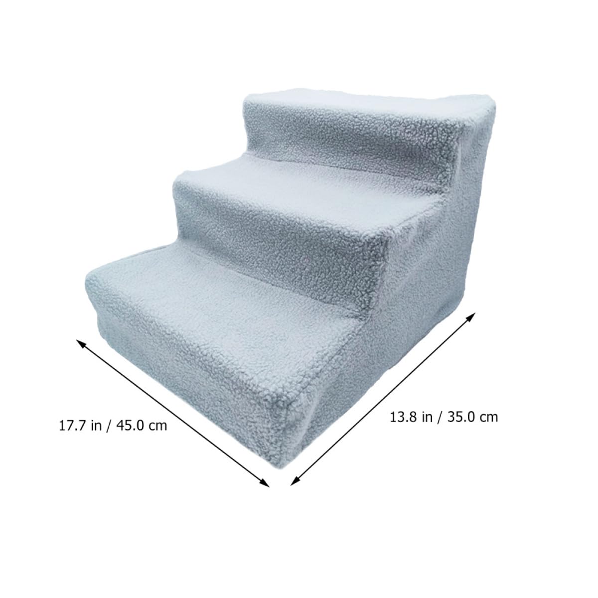 Non-Slip Gray Pet Stairs S453