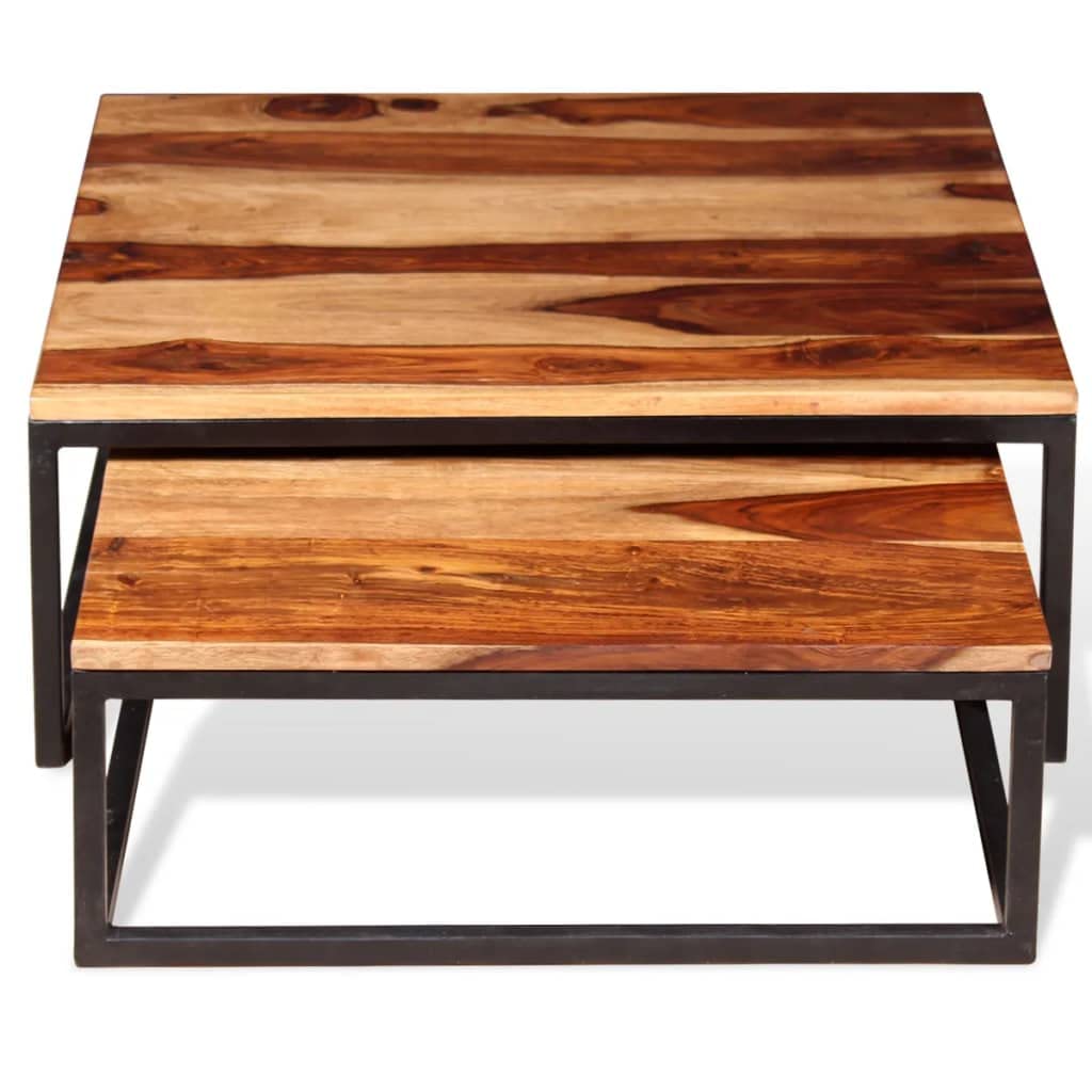 Solid Sheesham Wood Table Set Z393182
