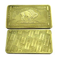 1 oz .999 Fine Brass Bullion Bar Ingot S44216