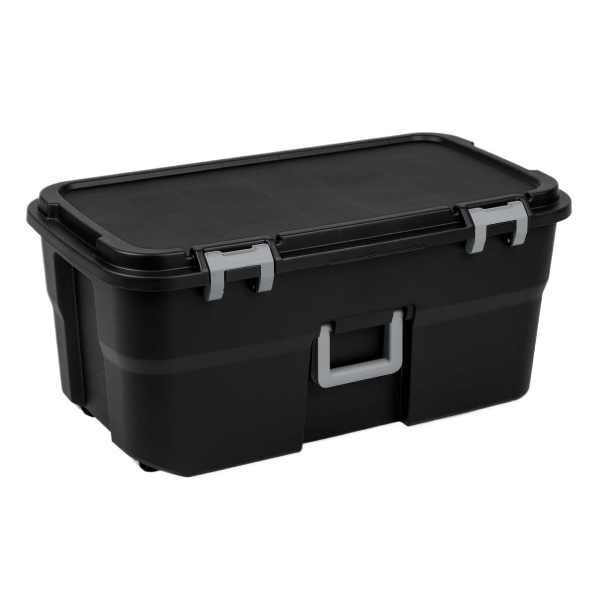 22 Gallon Lockable Wheeled Plastic Storage Trunk X468