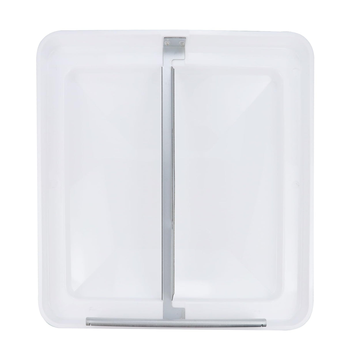 14" White Plastic Square RV Roof Vent Cover F374