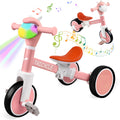 4-in-1 Kids Tricycle with Light & Music U4355