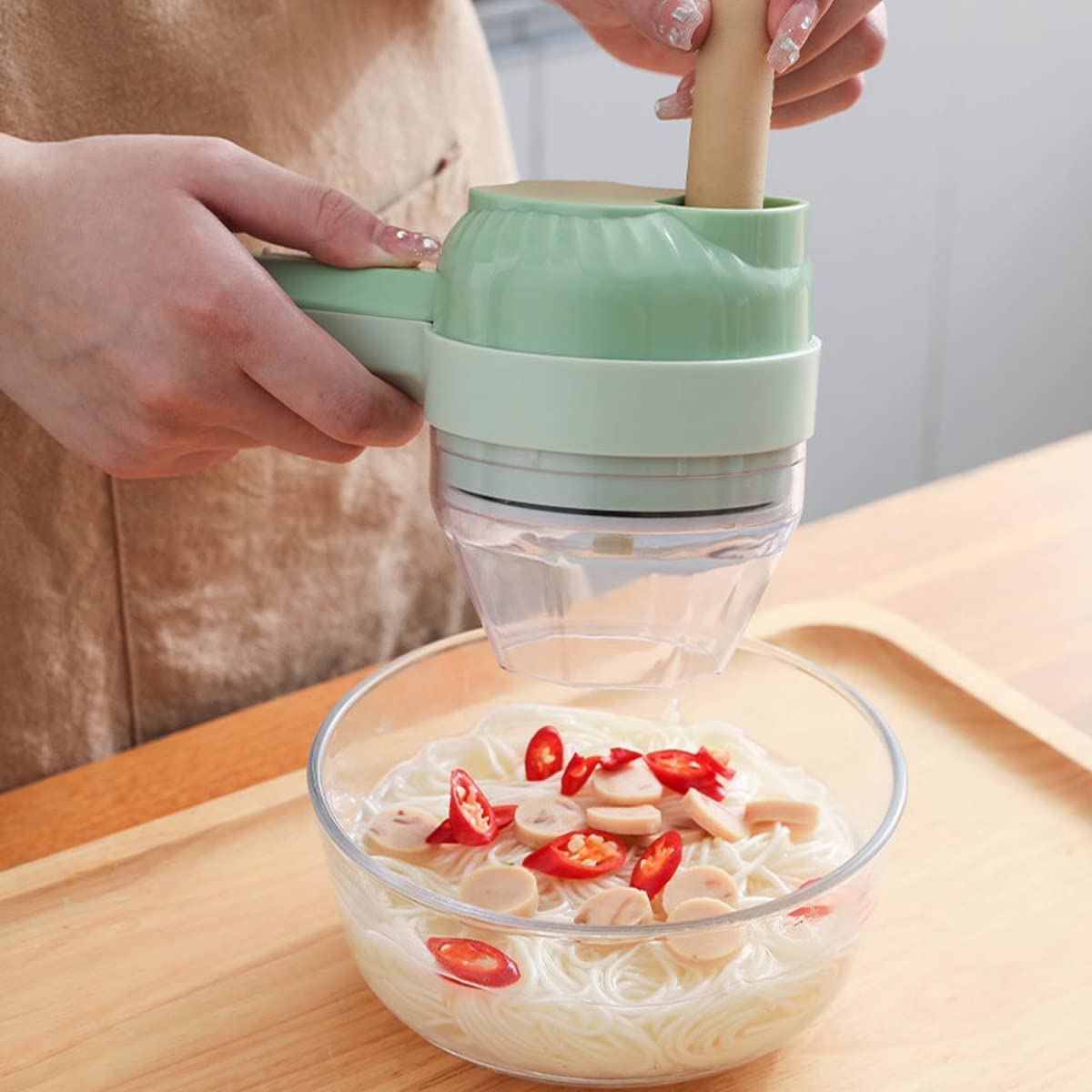 4 in 1 Portable Electric Vegetable Cutter Set Y473