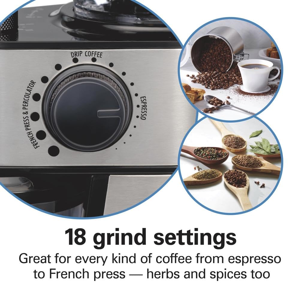Electric Burr Coffee Grinder 16 oz H6164