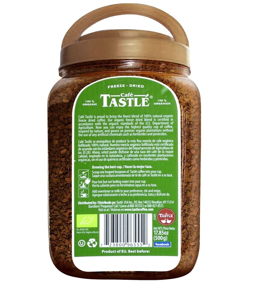 100% Organic Instant Coffee, 17.85 Ounce V838231