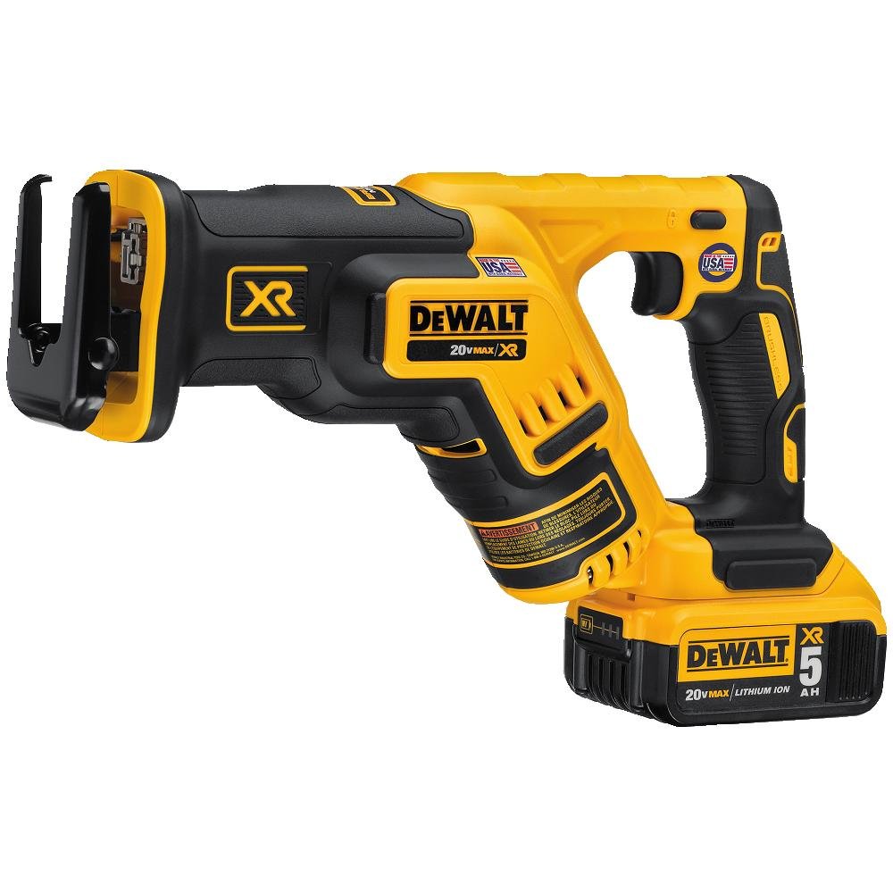 20V MAX XR Compact Reciprocating Saw and 6 Pieces Reciprocating Saw Blades Set I228795