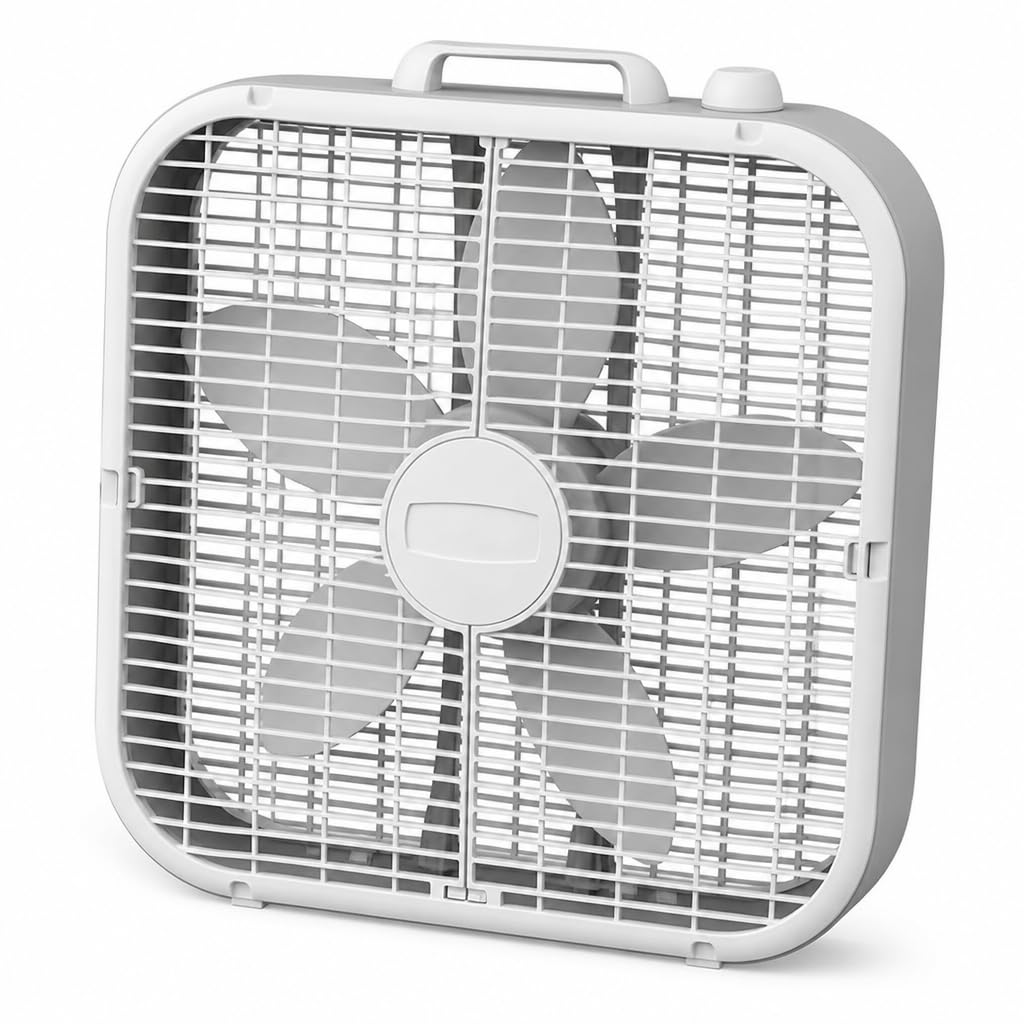 20 Inch White 3-Speed Portable Air Circulator Fan B211594