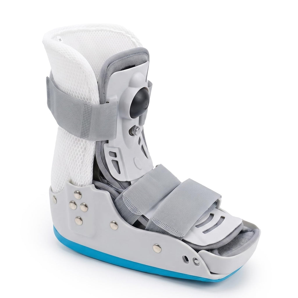 Short Orthopedic Medical Walker Boot with Moldable Thermoplastic Back Support (Large) C381381