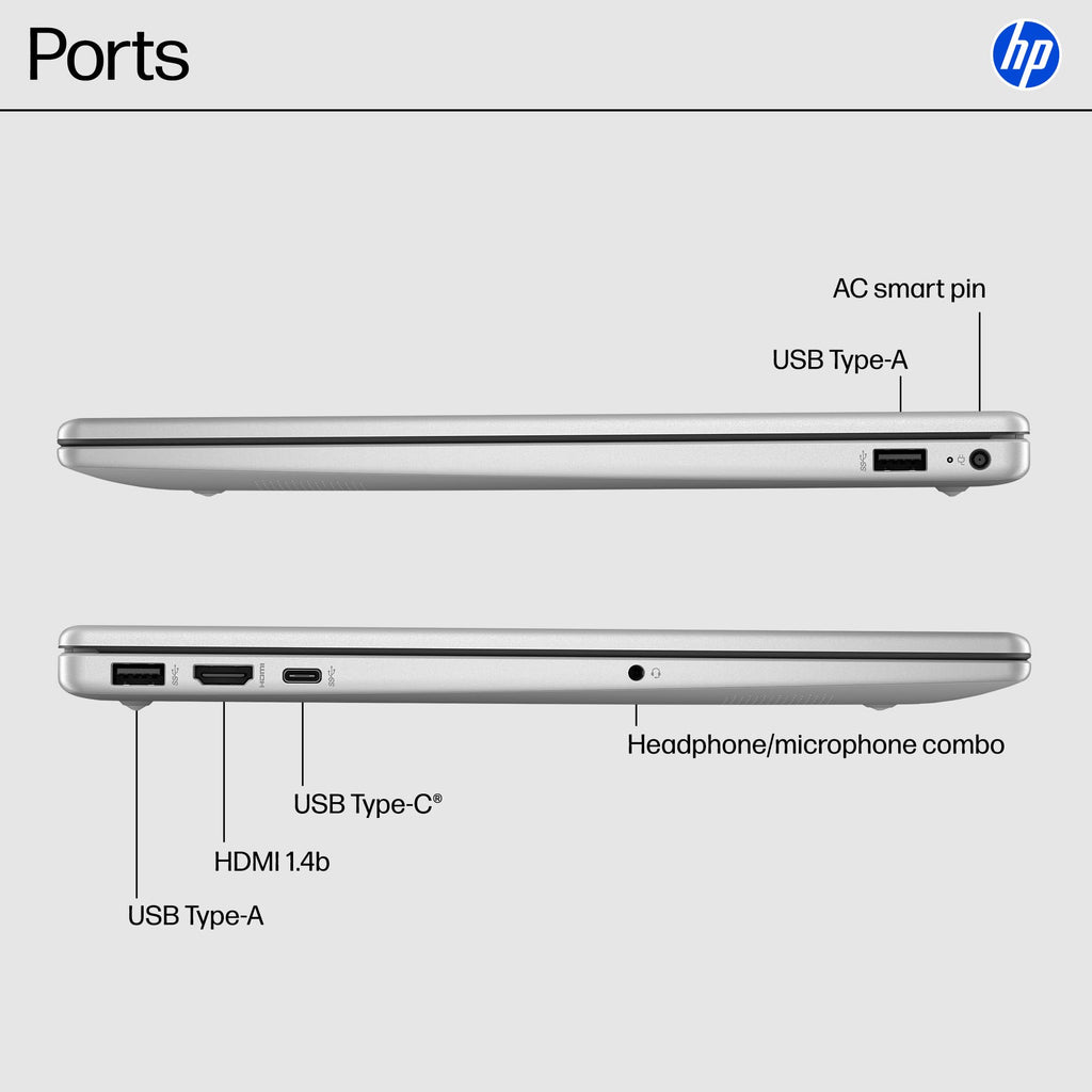 15.6 inch Laptop, AMD Ryzen 7, 8 GB RAM, 512 GB SSD, Natural Silver K88923