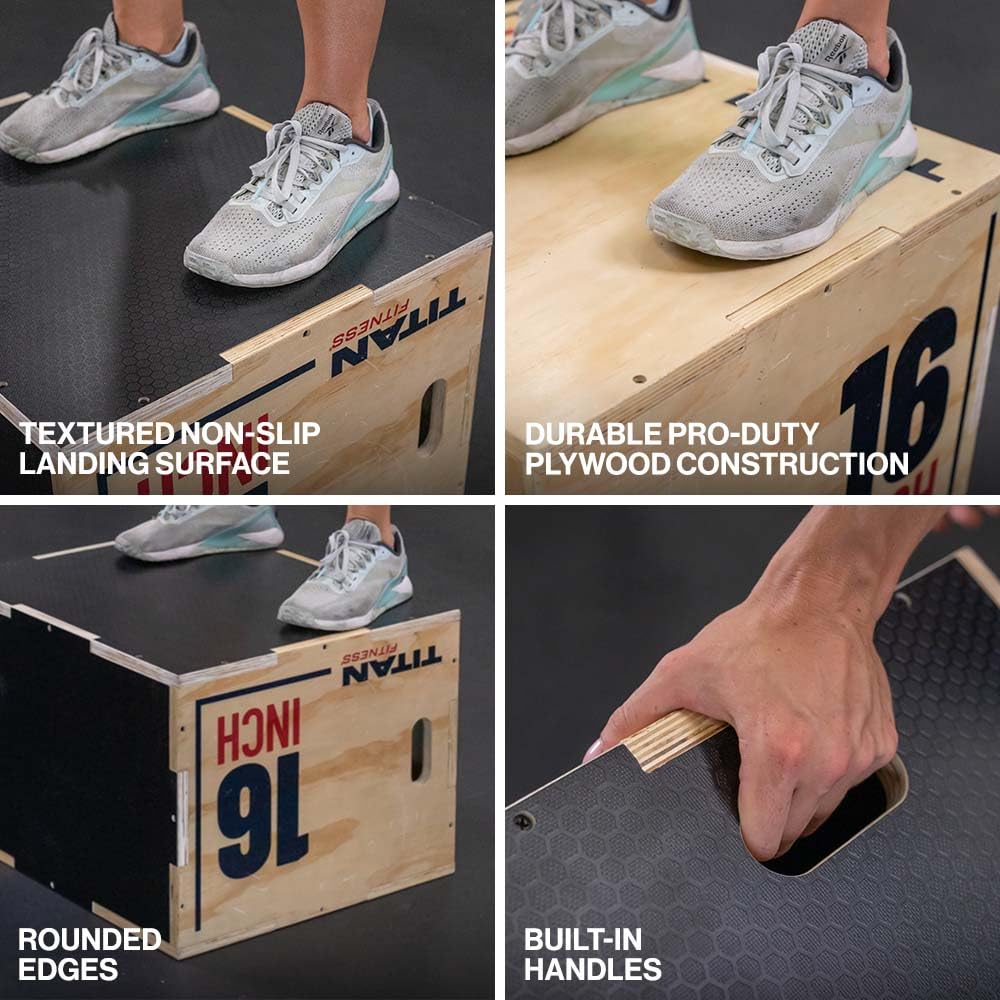 3-in-1 Wood Plyo Jump Box B271707