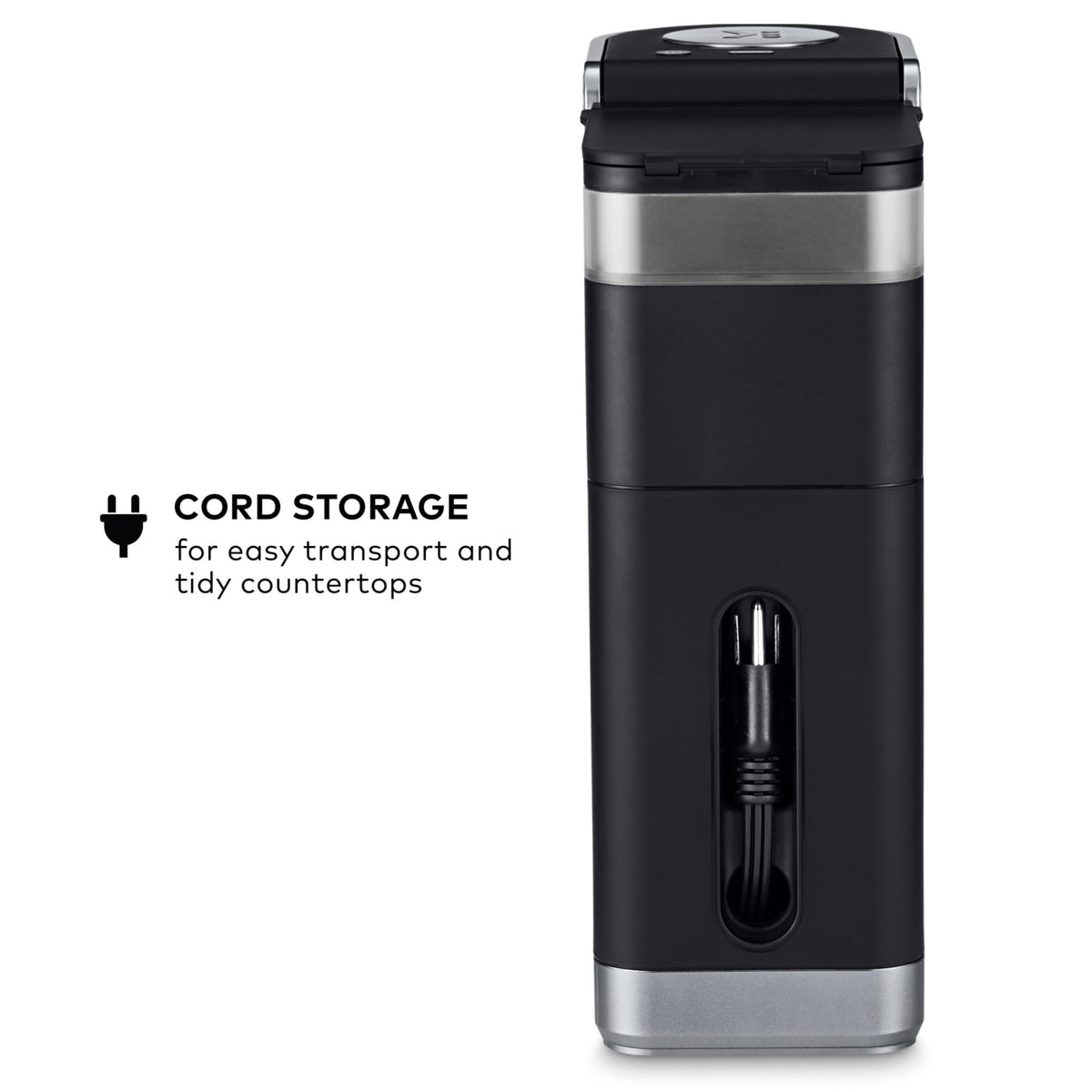 Single Serve K-Cup Pod Coffee Maker, Matte Black V768