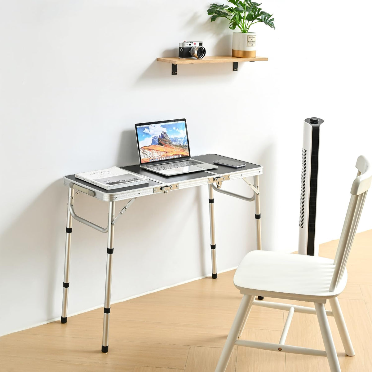 3ft Folding Camping Table with Storage Net L894831