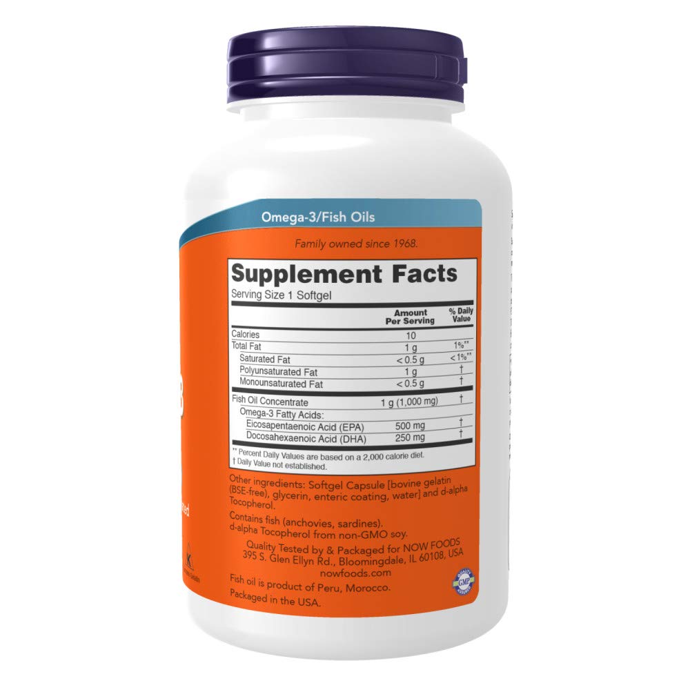 Omega-3 500 EPA/250 DHA 180 Softgels C4874