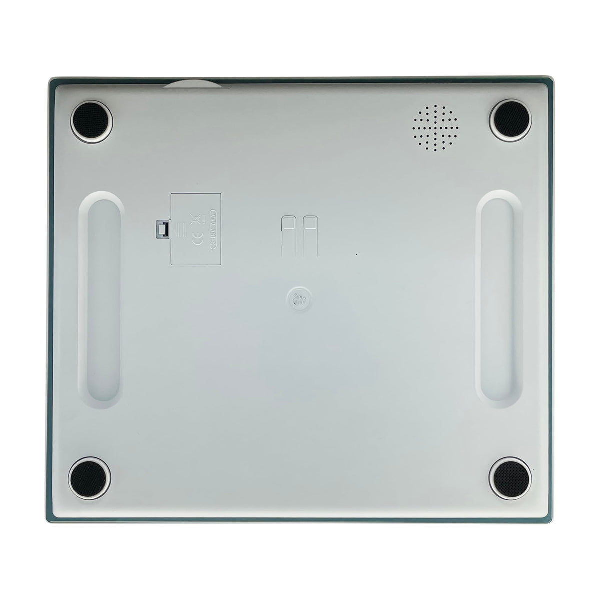 Digital Scale, Extra-Wide 13x15 Glass Platform, Slate Blue F9253