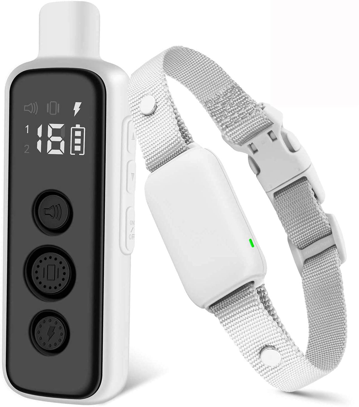 Waterproof Rechargeable Dog Training Collar with Remote E119962