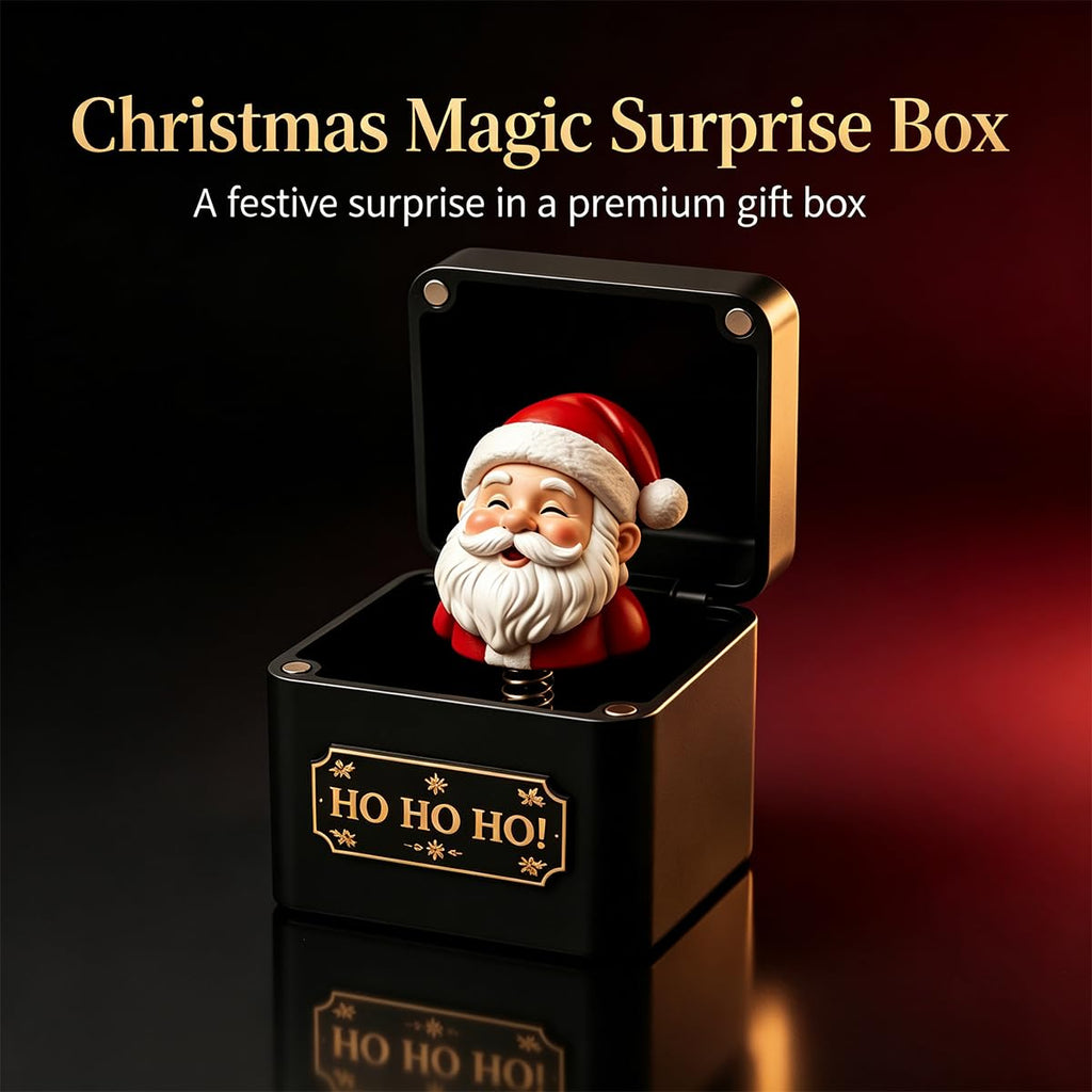 Black & Gold Pop-Up Jack in the Box W365948
