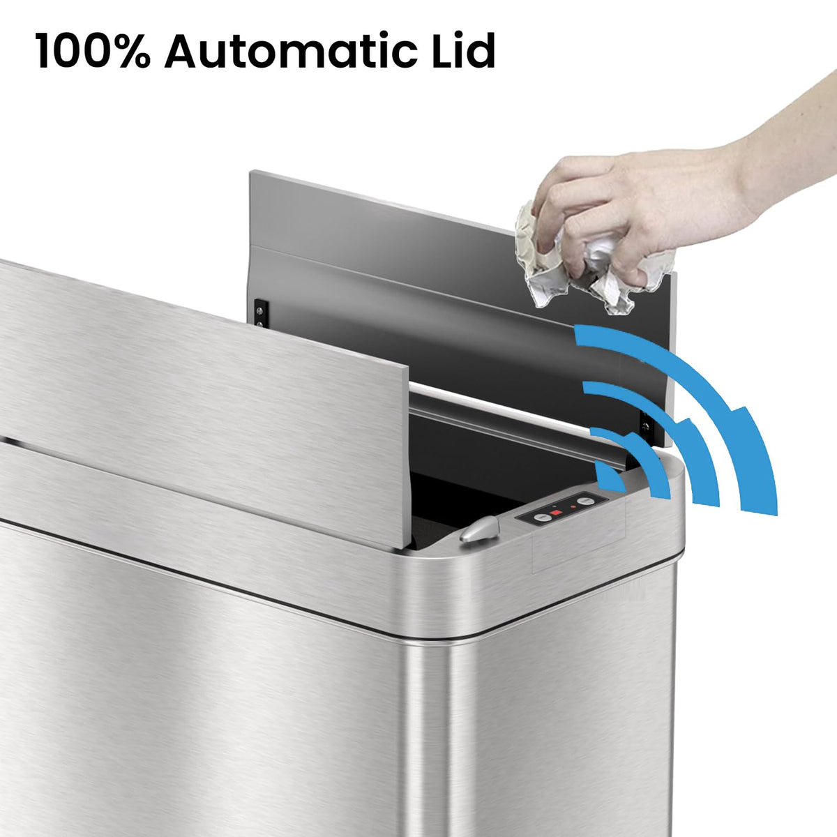 13 Gallon Sensor Kitchen Trash Can V37284