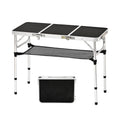 3ft Folding Camping Table with Storage Net L894831