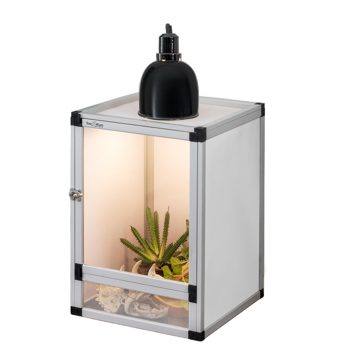 18"x18"x36" Aluminum Frame Reptile Cage with Screen & Acrylic Front Doors H741709