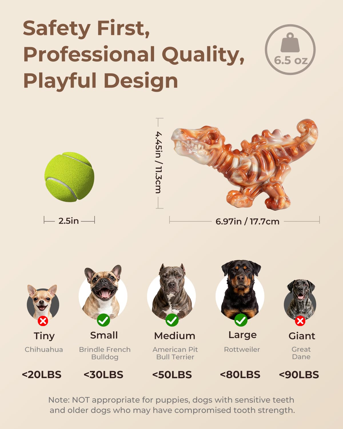 2-Pack Tough Dog Chew Toys M9312