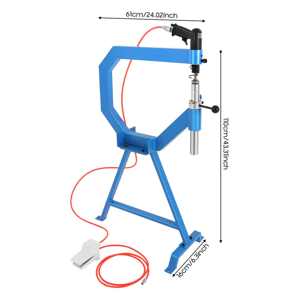 Pneumatic Planishing Hammer with 1" 2" 3" Anvil M141868