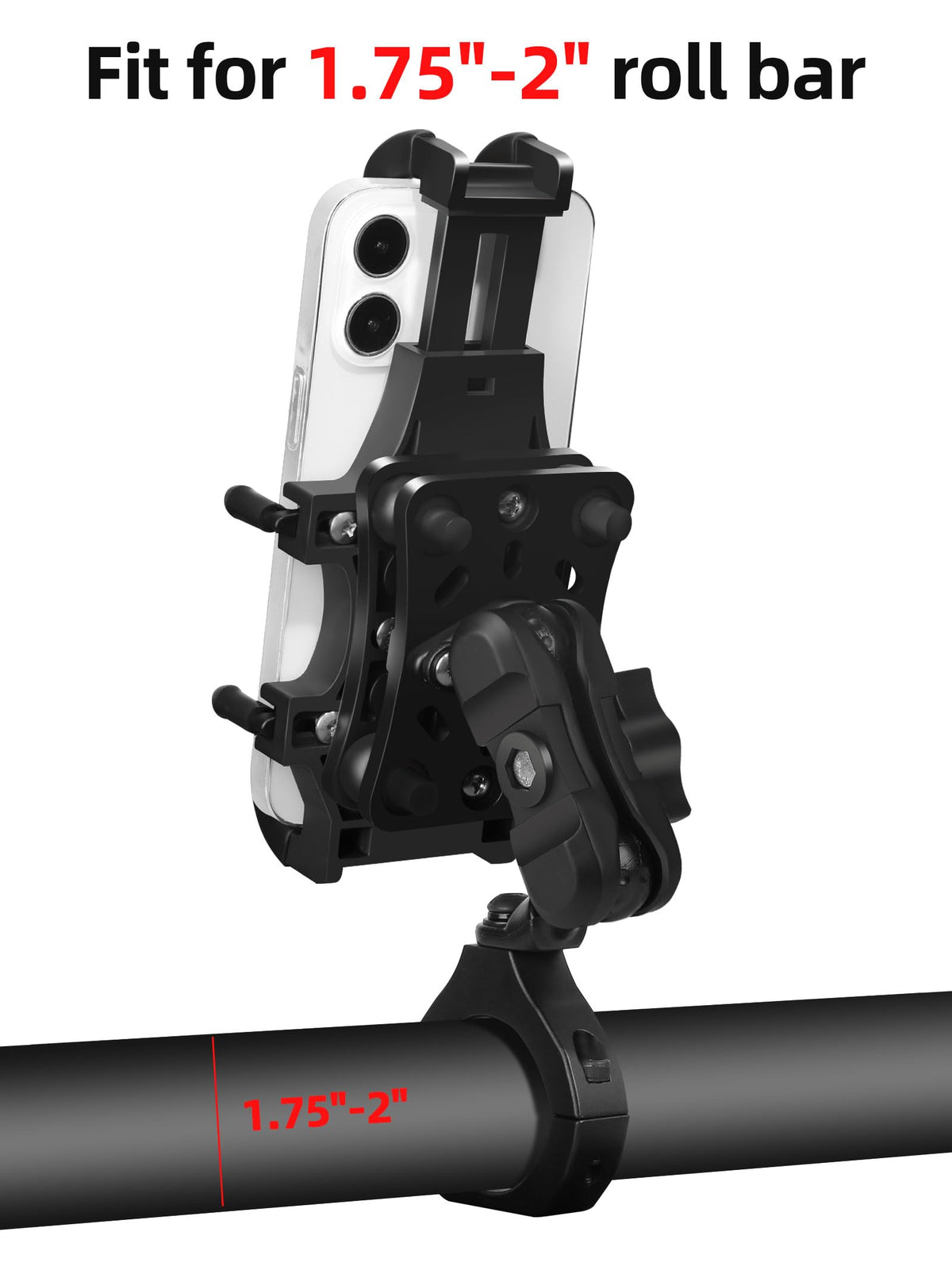 UTV Phone Mount Holder with Vibration Dampener F9509