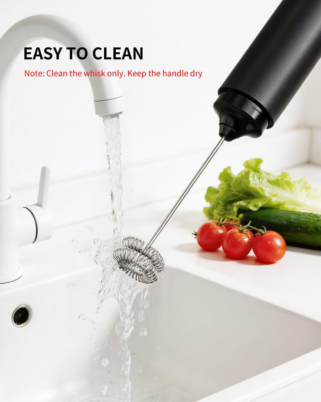 Rechargeable Handheld Milk Frother F849451