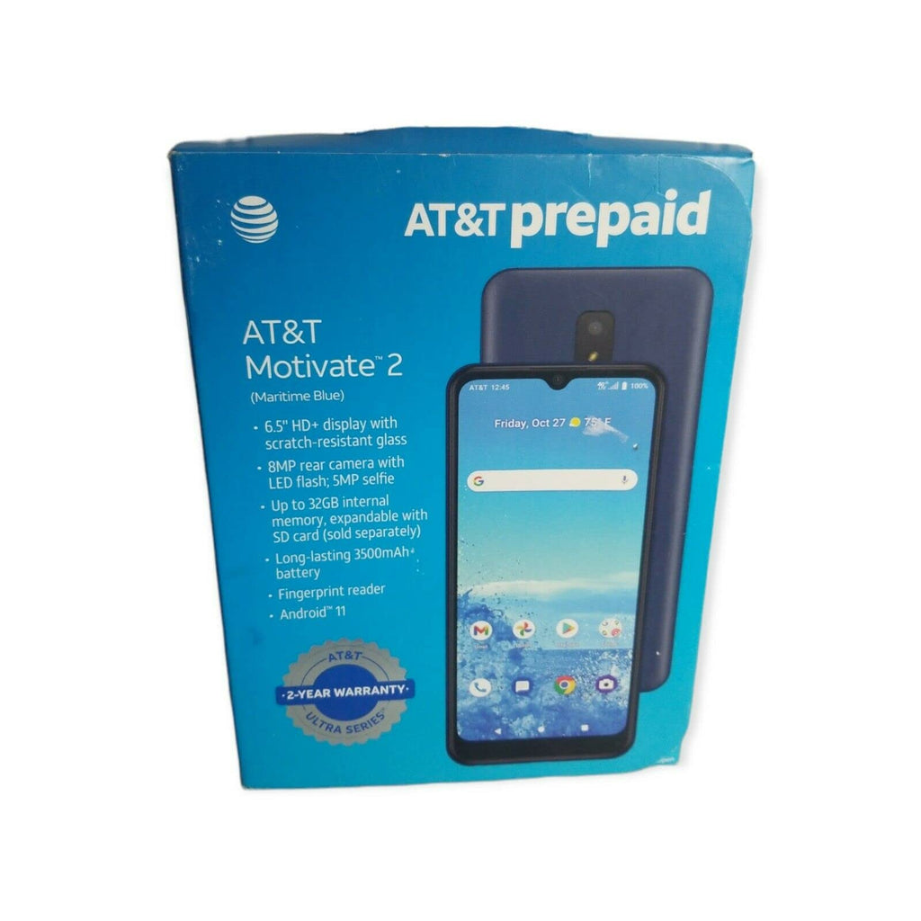 Maritime Blue 32GB 4G LTE Prepaid Smartphone N447