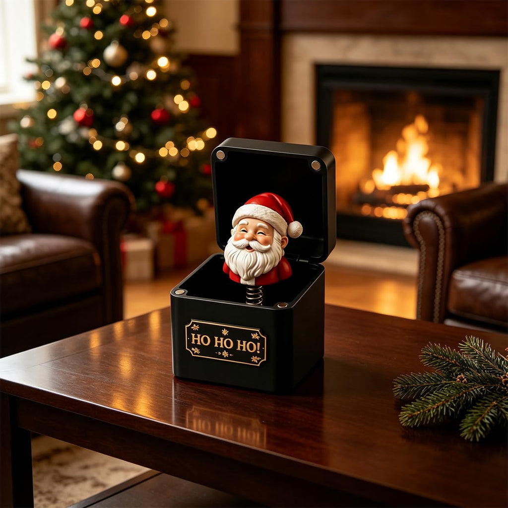 Black & Gold Pop-Up Jack in the Box W365948