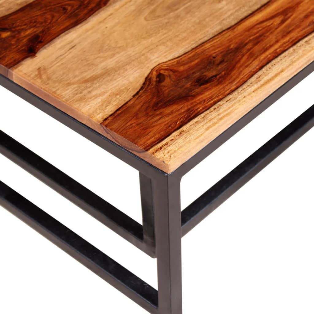 Solid Sheesham Wood Nesting Coffee Table Set N541