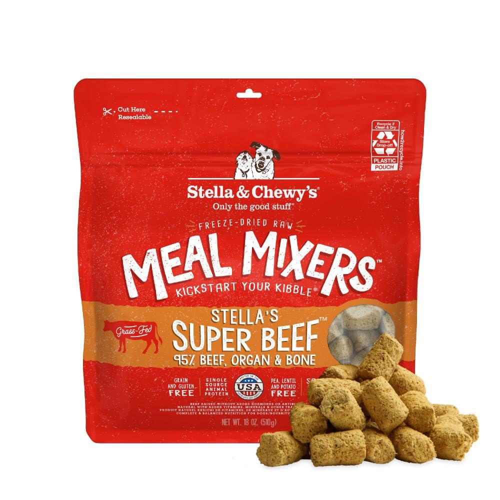 Freeze-Dried Raw Beef Dog Food Topper 8 oz K2415
