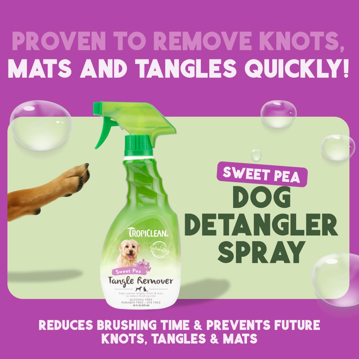 Dog Detangler Spray Leave-in Conditioner 16oz U427045