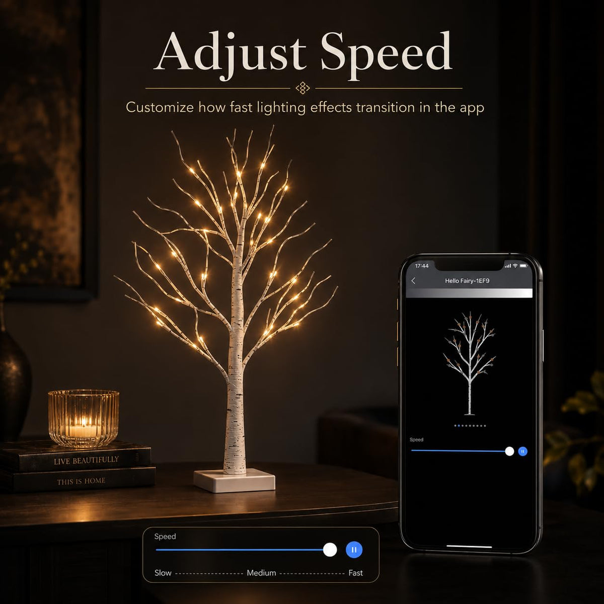 Birch Tree with Lights 2FT 2Pack C258