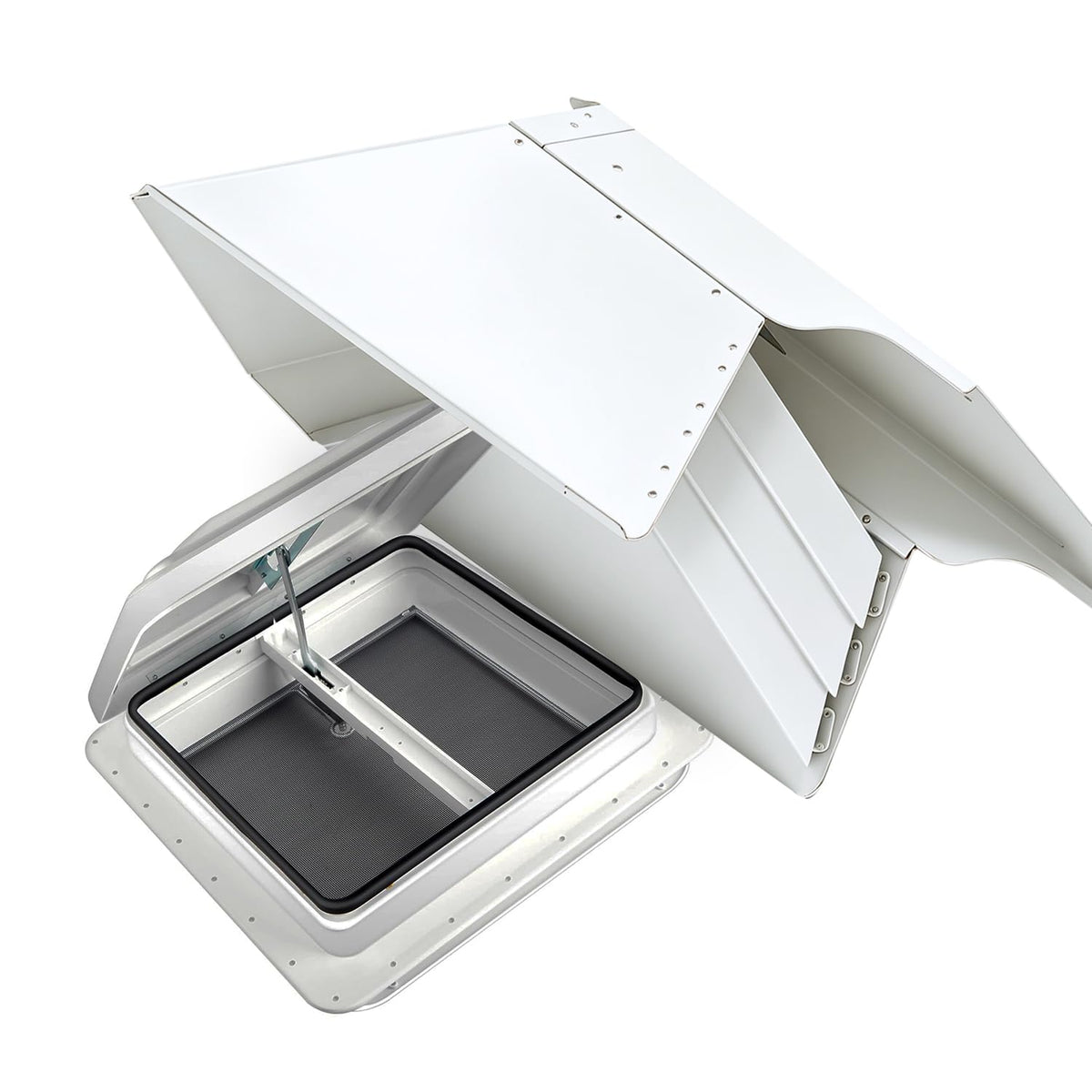 RV Roof Vent Cover, Metal, Rainproof, Universal Fit B177553