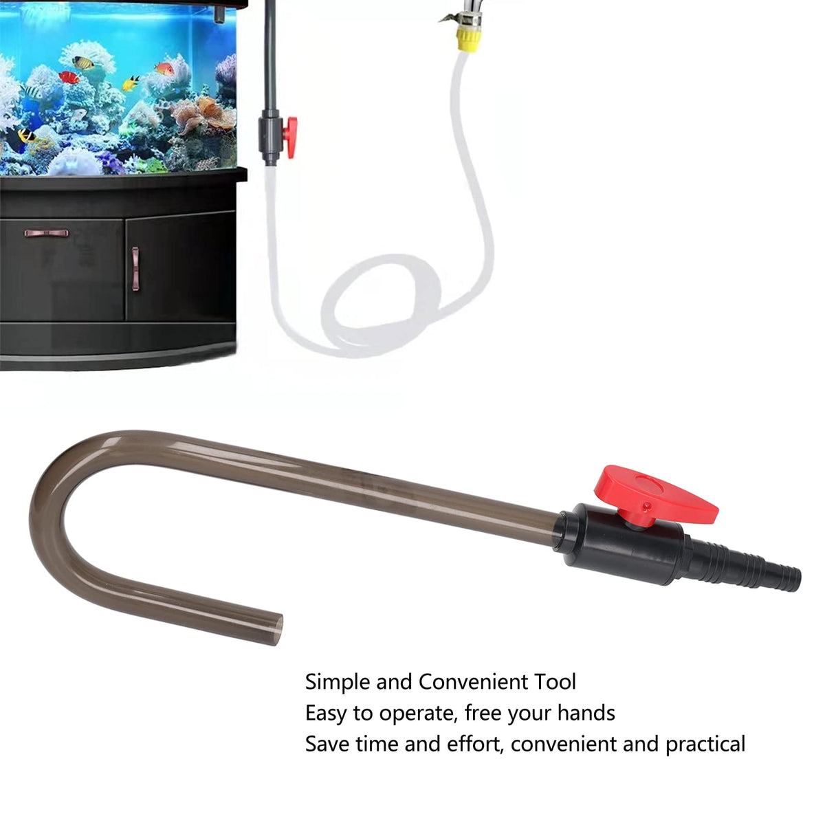 Aquarium Auto Top Off System Wall Mount Water Filler with Control Valve for 3/8 1/2 3/4 Inch Hose R30742