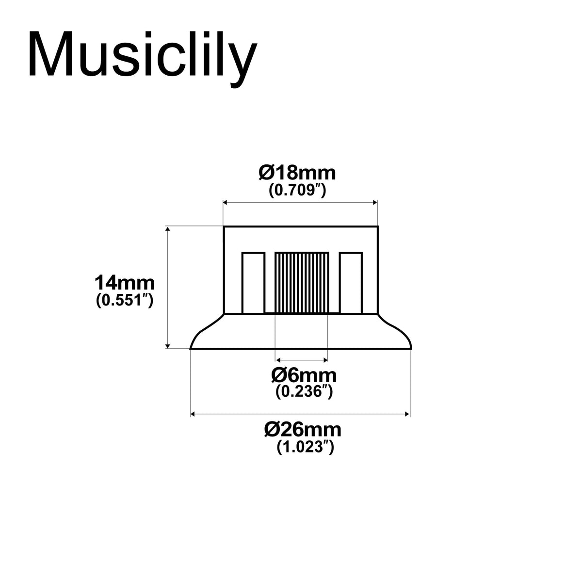Black Volume Knobs K988129