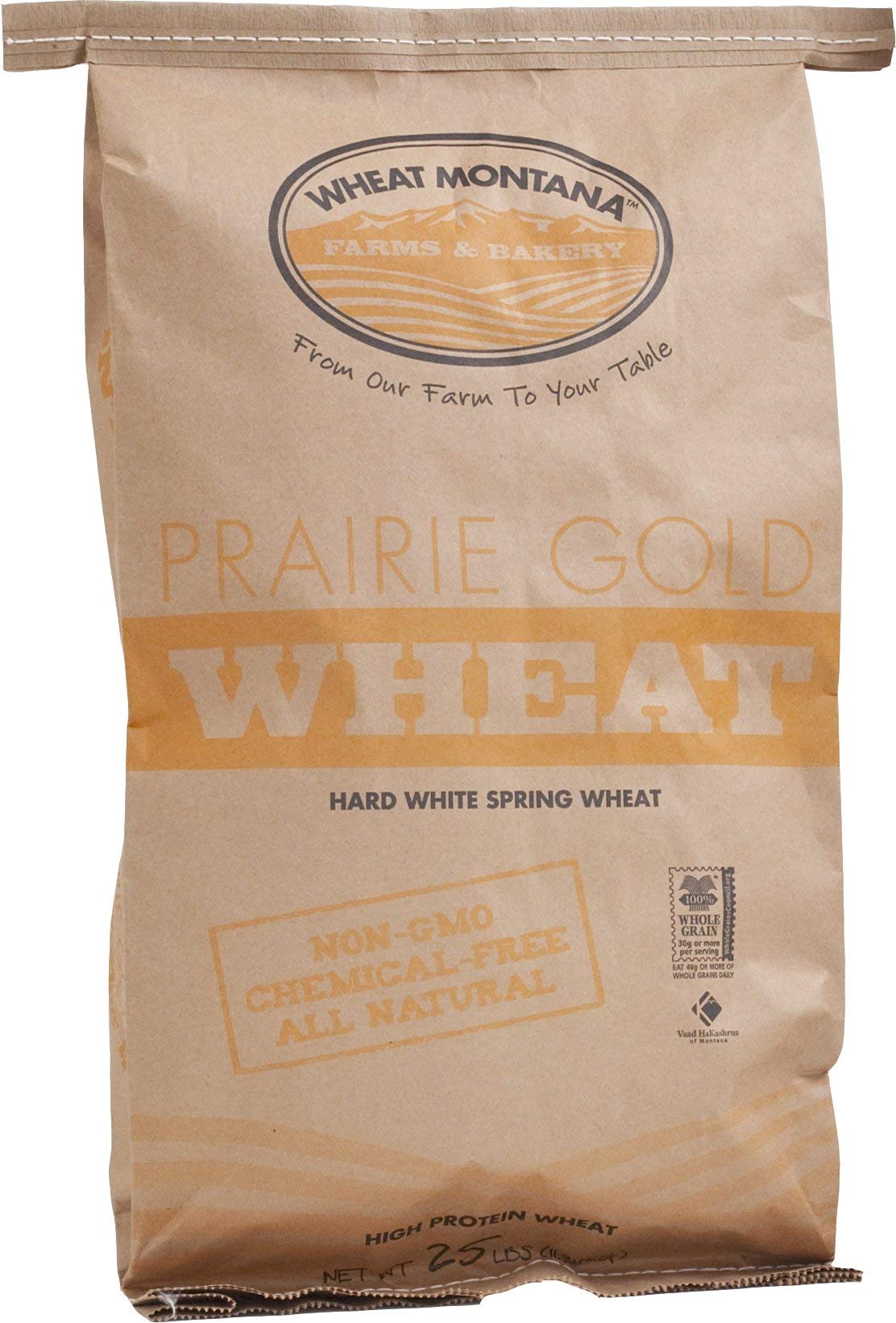 Hard White Wheat, 25 Pounds - Pack of 3 W510