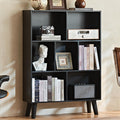 Black Cube Bookshelf with Legs E781