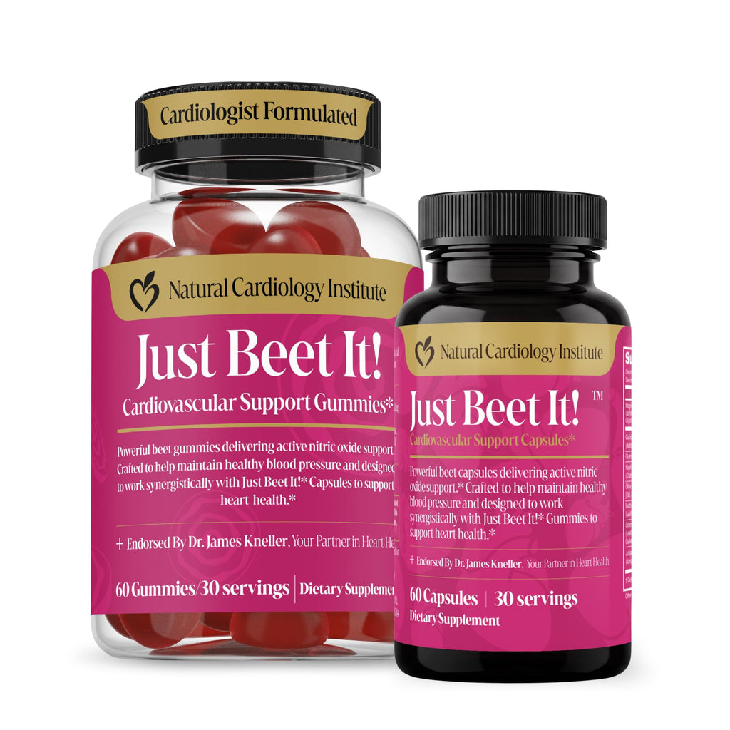 Beet Gummies & Heart Health Capsules Bundle, 60 Count Each Q233194