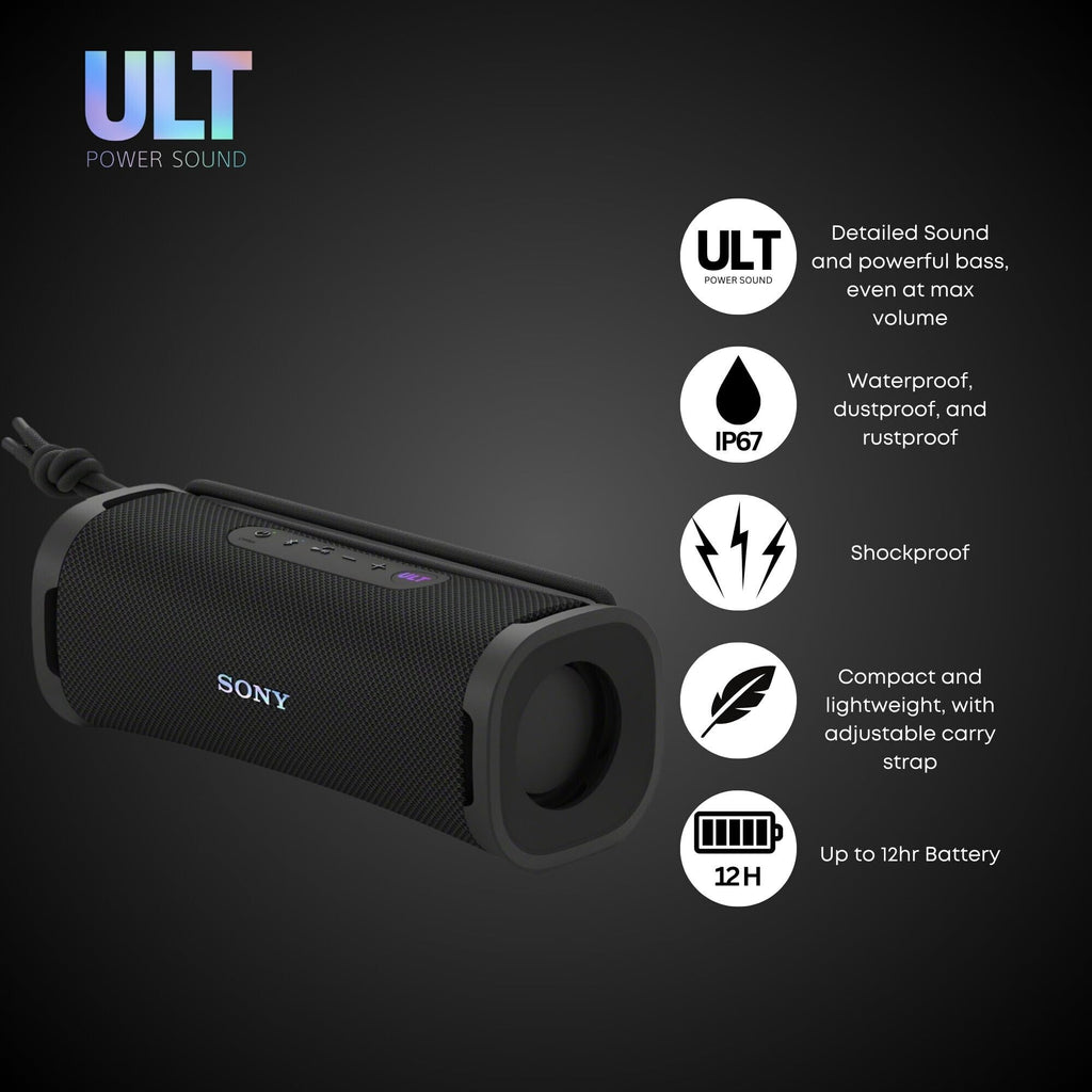 Black 2-Pack Portable Bluetooth Speaker T830531