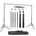 6.5x10FT Portable Backdrop Stand Kit with 4 Steel Clamps Carrying Bag P1316