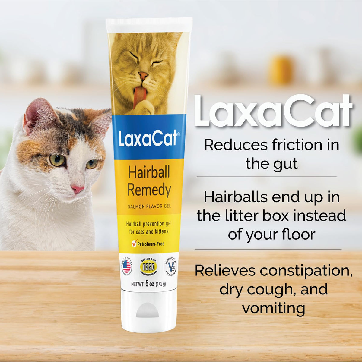 5 oz Petroleum Free Cat Hairball Gel C463526